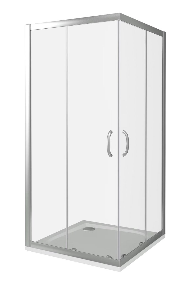 Изображение товара Душевое ограждение Good Door Infinity CR-120-90-C-CH 120x90 см, стекло прозрачное, профили хром