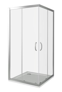Изображение товара Душевое ограждение Good Door Infinity CR-120-90-C-CH, 120 х 90 х 185 см, стекло прозрачное, профиль хром, ИН00093