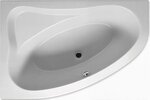 Ванна акриловая Riho Lyra B022001005/B021001005, 153 x 100 см, узкая часть слева/справа, белая - фото 1