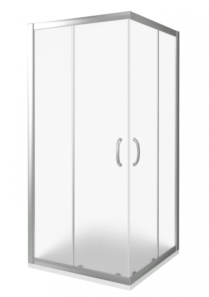 Изображение товара Душевое ограждение Good Door Infinity CR-120-90-G-CH, 120 х 90 х 185 см, стекло матовое, профиль хром, ИН00095