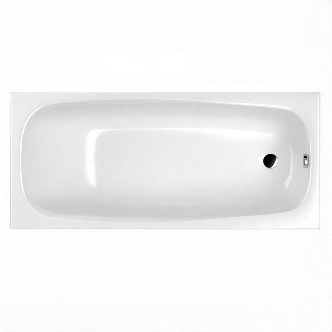 Изображение товара Акриловая ванна Whitecross Layla Slim 180x80см с белым глянцем, стойкая и просторная
