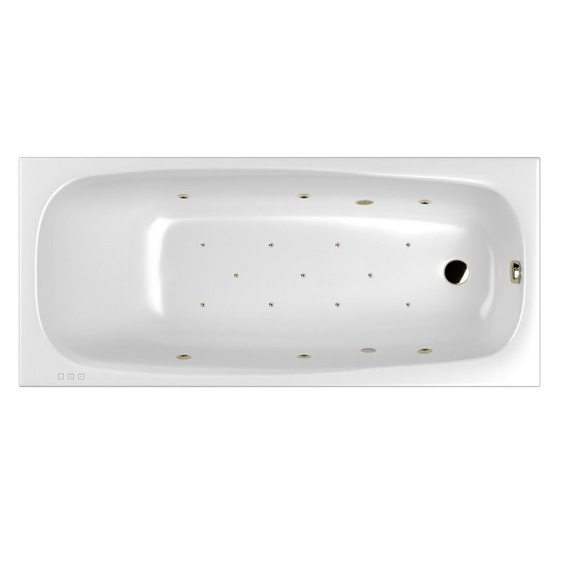 Изображение товара Гидромассажная ванна Whitecross Layla Slim Relax 170x75 см бронза/белый