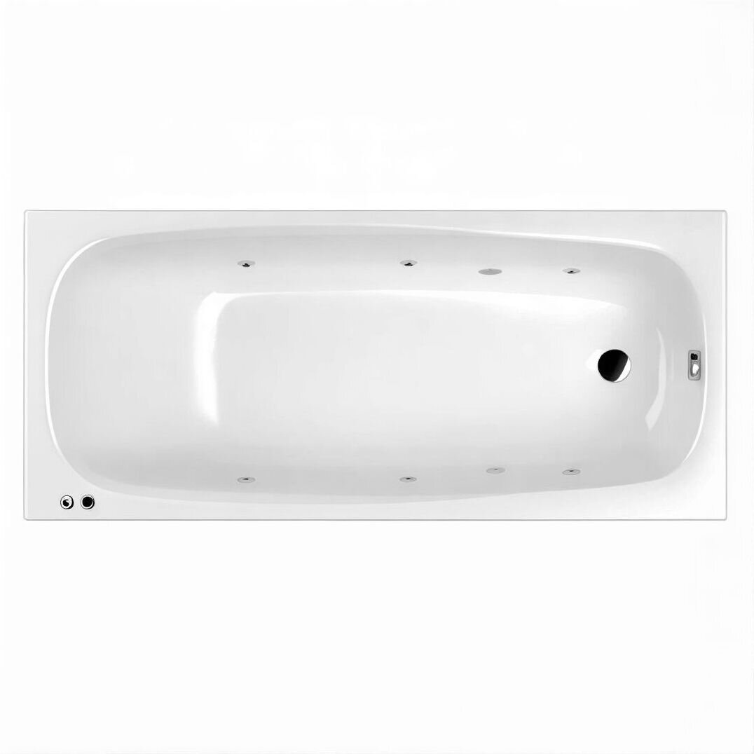 Изображение товара Ванна гидромассажная Whitecross Layla Slim Soft, 170 х 75 см, белая/хром, 0122.170075.100.SOFT.CR Изображение товара Ванна гидромассажная Whitecross Layla Slim Soft, 170 х 75 см, белая/хром, 0122.170075.100.SOFT.CR