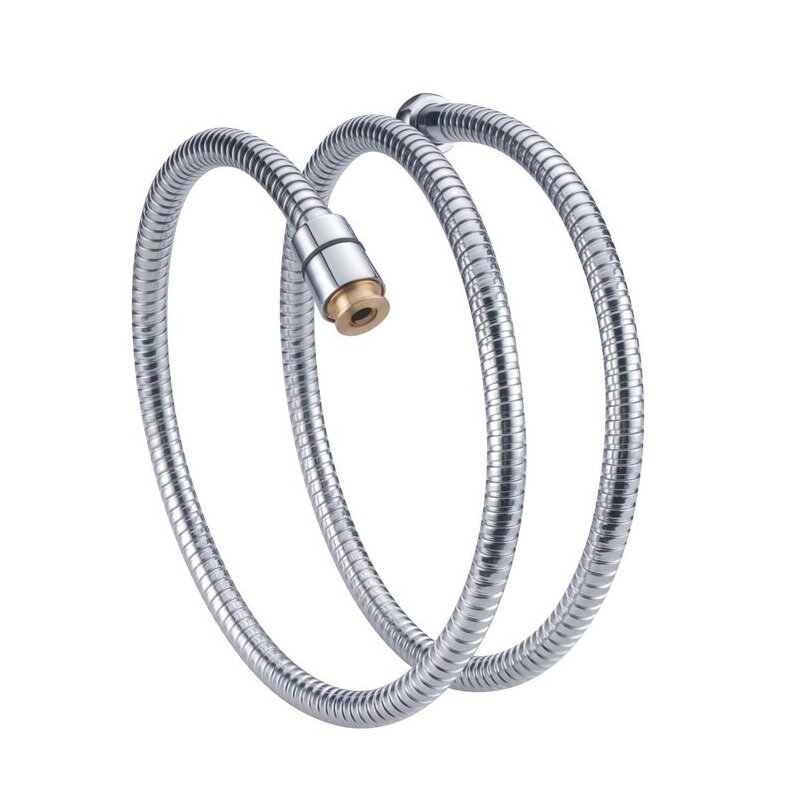 Изображение товара Шланг для душа D&K 150 см хром из нержавеющей стали и EPDM Изображение товара Шланг для душа D&K 150 см хром из нержавеющей стали и EPDM