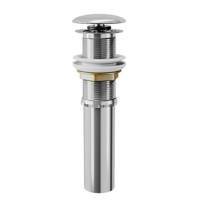 Изображение товара Донный клапан D&K DC9001 для раковины клик-клак хром Европа
