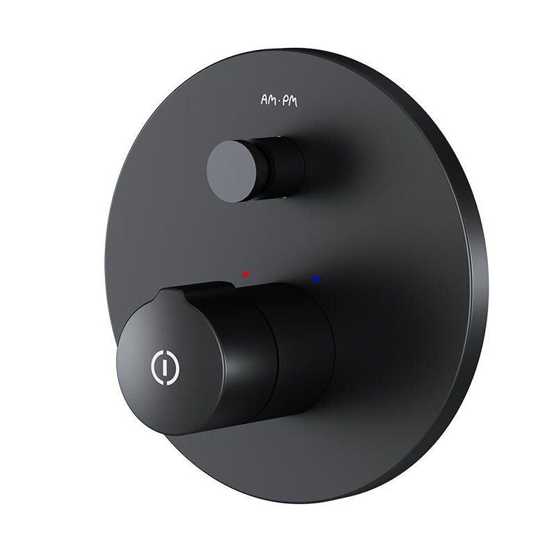 Изображение товара Встраиваемый смеситель для ванны и душа Am.Pm X-Joy F85A45722 черный матовый