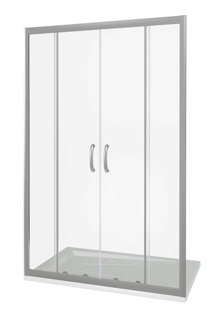Изображение товара Душевая дверь Good Door Infinity WTW-TD-160-C-CH 160x185 см раздвижная хром стекло