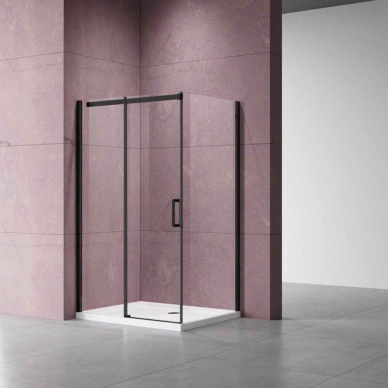 Изображение товара Душевой уголок Vincea Dice 120x90 см стекло прозрачное профиль черный