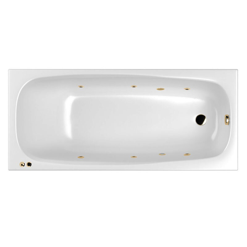 Изображение товара Гидромассажная ванна Whitecross Layla Slim Soft 180x80 см акрил гидромассаж 6 форсунок польская сбо