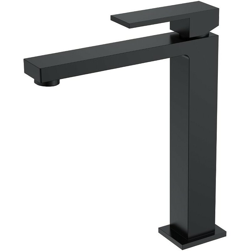 Изображение товара Смеситель для раковины Boheme Qubic 472-B матовый черный