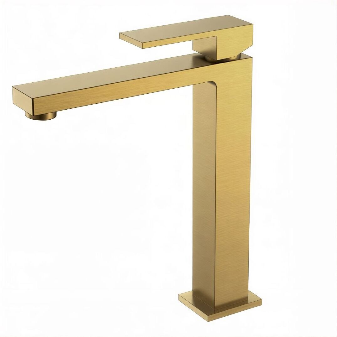 Изображение товара Смеситель для раковины Boheme Qubic 472-BR, цвет Bronze Изображение товара Смеситель для раковины Boheme Qubic 472-BR, цвет Bronze