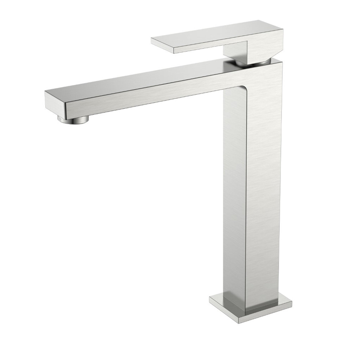 Изображение товара Смеситель для раковины Boheme Qubic 472-NB, цвет Brushed Nickel Изображение товара Смеситель для раковины Boheme Qubic 472-NB, цвет Brushed Nickel