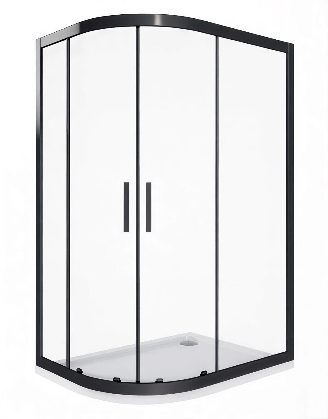 Изображение товара Душевое ограждение Good Door Cofe R-120-C-B, 120 х 80 х 190 см, стекло прозрачное, профиль черный, КФ00004 Изображение товара Душевое ограждение Good Door Cofe R-120-C-B, 120 х 80 х 190 см, стекло прозрачное, профиль черный, КФ00004