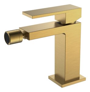 Изображение товара Смеситель для биде Boheme Qubic 476-BR бронза монтаж на одно отверстие