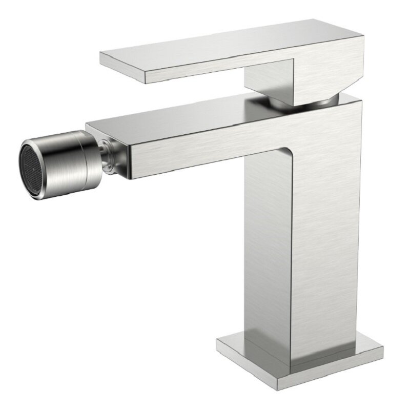 Изображение товара Смеситель для биде Boheme Qubic 476-NB, цвет Brushed Nickel