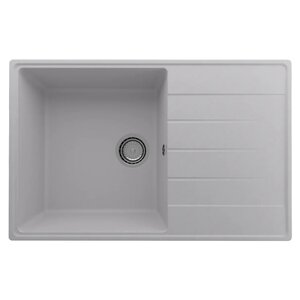Изображение товара Кухонная мойка Ulgran Quartz Prima 78 см платина с переливом врезная