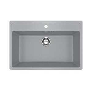 Изображение товара Мойка кухонная Ulgran U-600 U-600-309, 76 см, цвет темно-серый