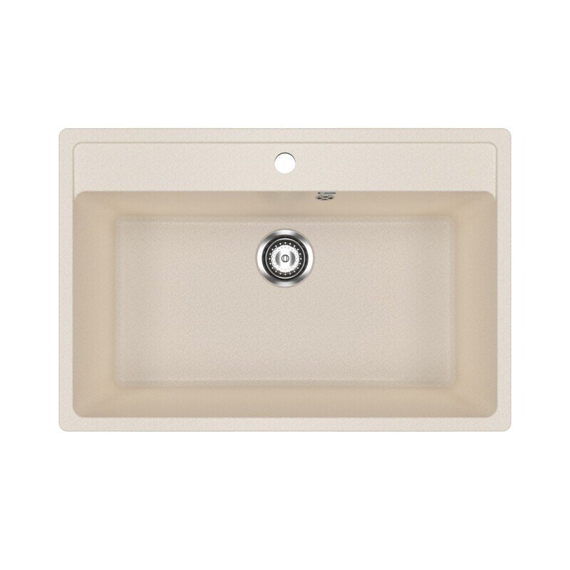 Изображение товара Мойка кухонная Ulgran U-600 76 см бежевый устойчивый к механическим воздействиям