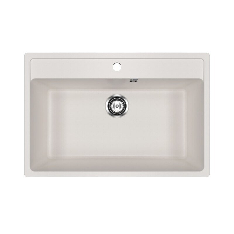 Изображение товара Мойка кухонная Ulgran U-600 76 см белая односекционная