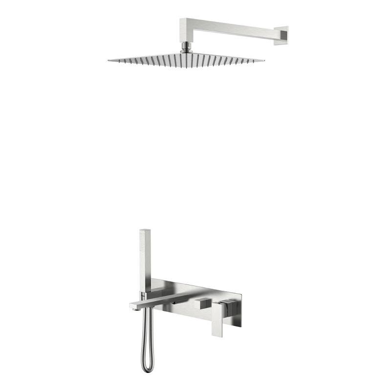 Изображение товара Душевая система Boheme Qubic 474-NB, цвет Brushed Nickel
