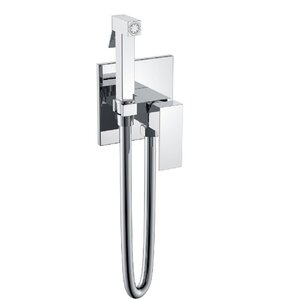 Изображение товара Гигиенический душ Boheme Qubic, 477-CR, со смесителем, хром