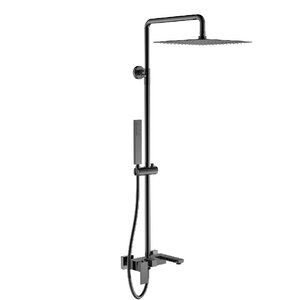 Изображение товара Душевая система Boheme Qubic, Shine Gun Metall, 478-SGM