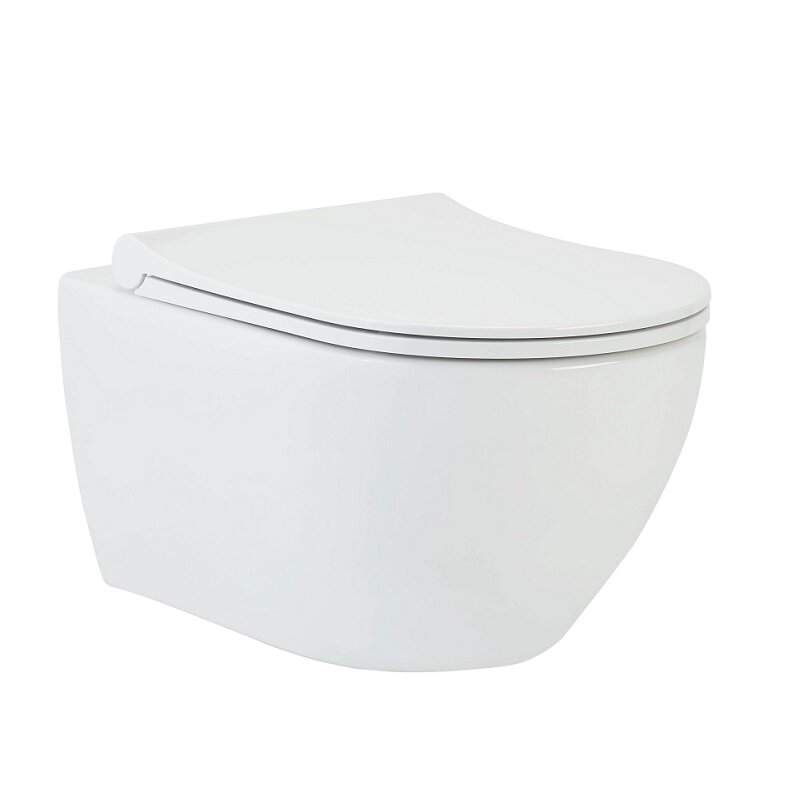 Изображение товара Подвесной безободковый унитаз BeWash Bogen Tornado с микролифтом и системой торнадо