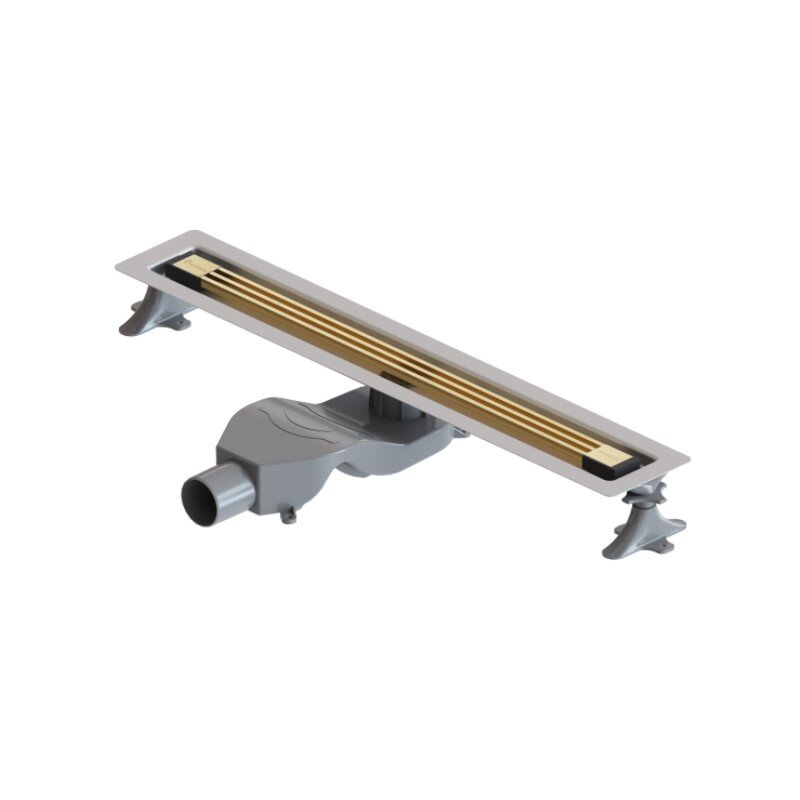 Изображение товара Дренажный канал Boheme B&T Infinity 60 см золото нержавеющая сталь