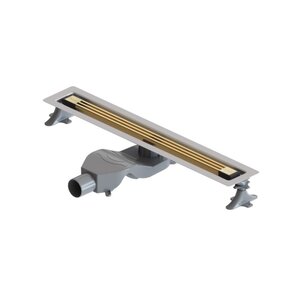 Изображение товара Дренажный канал Boheme B&T Infinity 60 см золото нержавеющая сталь