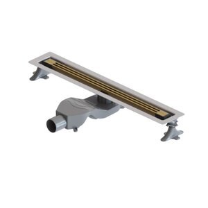 Изображение товара Дренажный канал Boheme B&T Infinity 60 см с матовым золотым покрытием