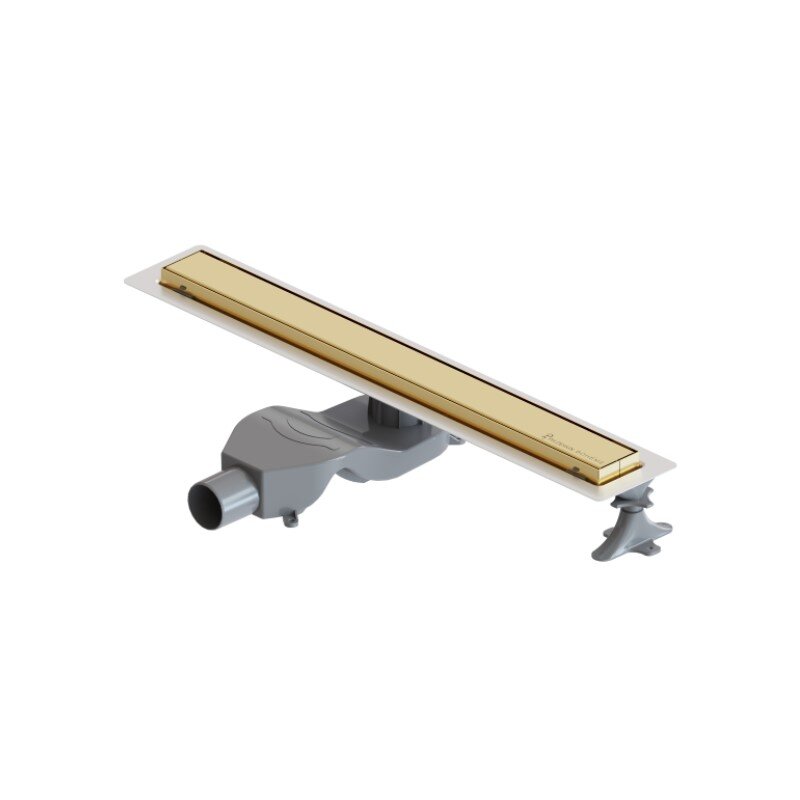 Изображение товара Дренажный канал Boheme Premium Linear 60 см в комплекте золото