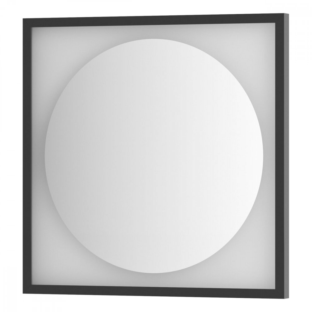 Изображение товара Зеркало Defesto Eclipse 60 x 60 см с LED-подсветкой и черной рамой