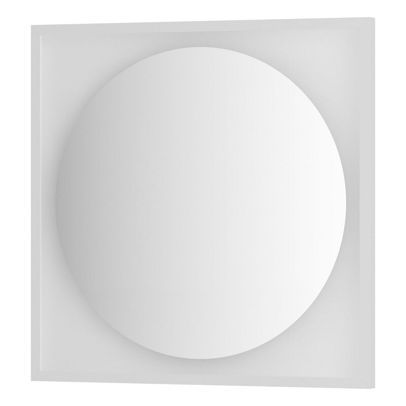 Изображение товара Зеркало Defesto Eclipse 70 x 70 см, с LED-подсветкой нейтральный белый свет, багетная рама белая DF 2227 Изображение товара Зеркало Defesto Eclipse 70 x 70 см, с LED-подсветкой нейтральный белый свет, багетная рама белая DF 2227