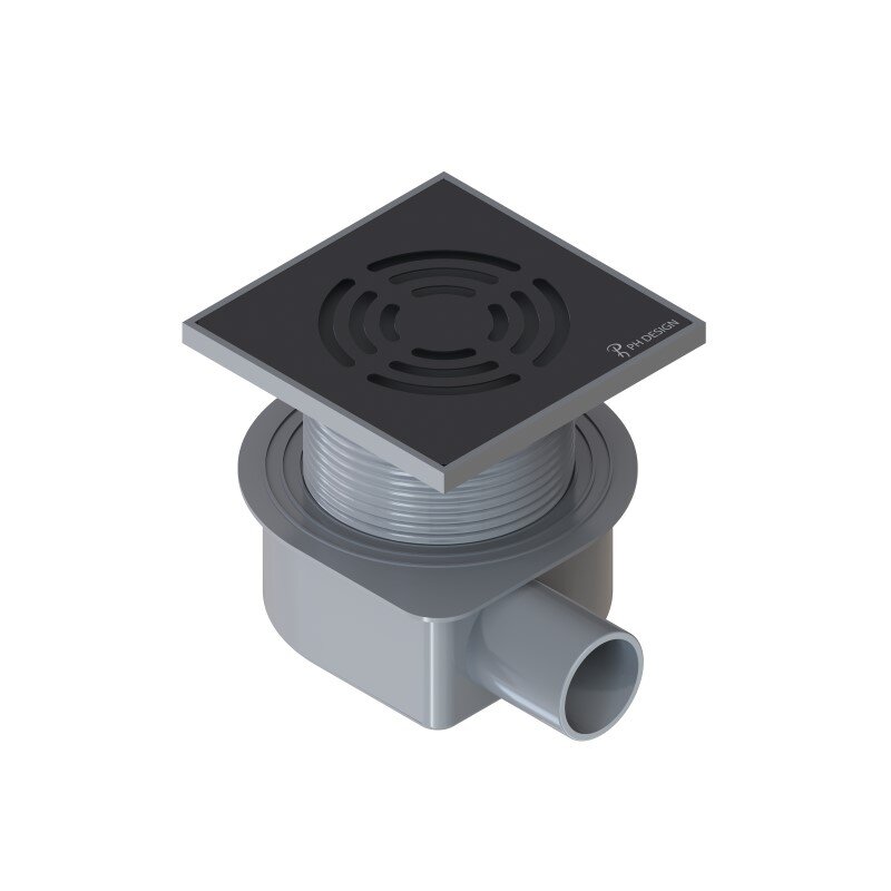 Изображение товара Душевой трап Boheme Smart Design 984-10-B, 10 см, цвет черный