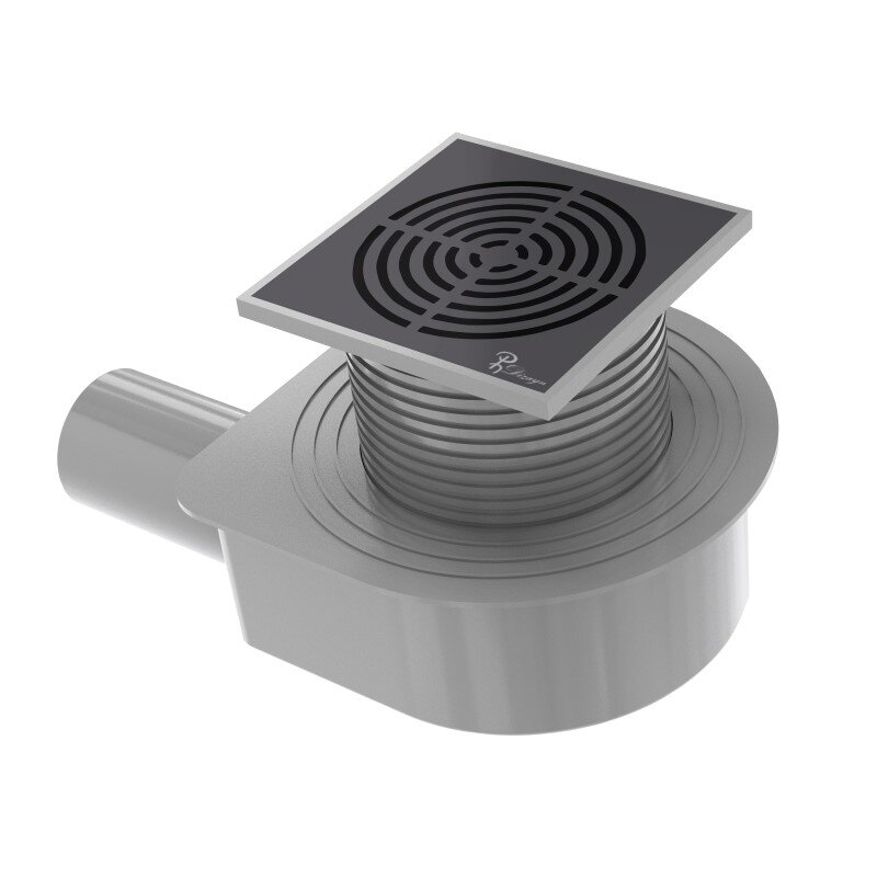 Изображение товара Душевой трап Boheme Smart Design 984-15-B 15 см черный из нержавеющей стали