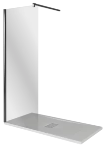 Изображение товара Душевая стенка Good Door Walk In SP-100-C-B 100 см прозрачное стекло черный профиль