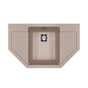 Изображение товара Мойка кухонная Ulgran U-609 U-609-302, 79 см, цвет песочный