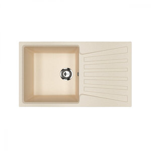 Изображение товара Кухонная мойка Ulgran U-703, 83 см, искусственный мрамор, бежевый, Россия