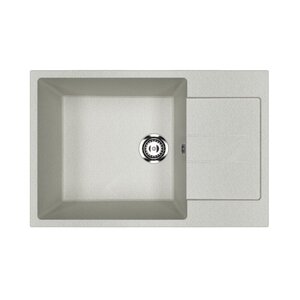 Изображение товара Мойка кухонная Ulgran U-602 76 см серый с глубокой емкостью и комплектацией