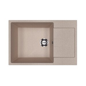 Изображение товара Мойка кухонная Ulgran U-602 U-602-302, 76 см, цвет песочный