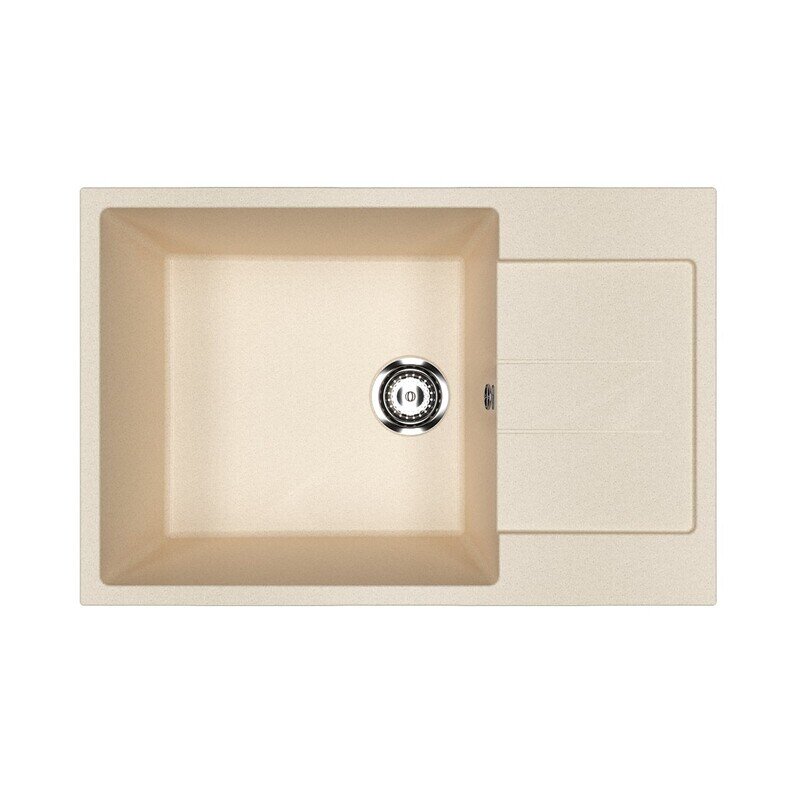 Изображение товара Кухонная мойка Ulgran U-602 76 см бежевый цвет реверсивная