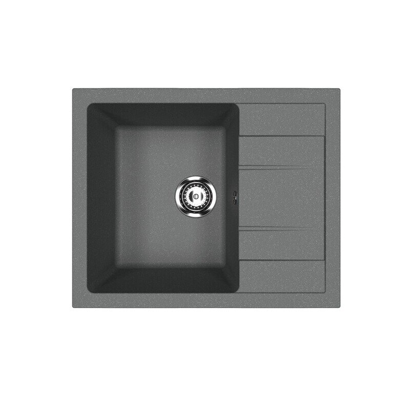 Изображение товара Ulgran U-607-343: кухонная мойка 61 см, антрацит