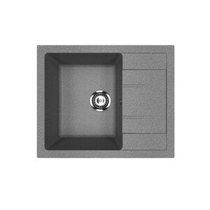 Изображение товара Мойка кухонная Ulgran U-607 U-607-309, 61 см, цвет темно-серый