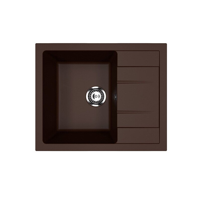 Изображение товара Мойка кухонная Ulgran U-607 U-607-345, 61 см, цвет шоколад