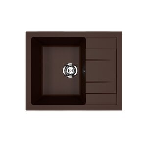 Изображение товара Кухонная мойка Ulgran U-607, 61 см, цвет шоколад, реверсивная
