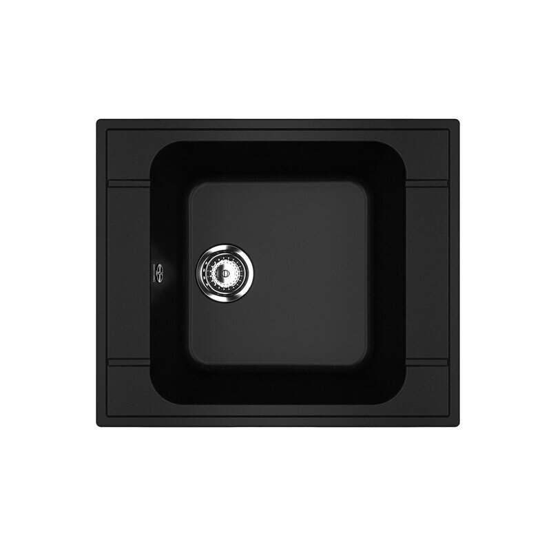 Изображение товара Мойка кухонная Ulgran U-604 U-604-344, 59 см, цвет ультра-черный