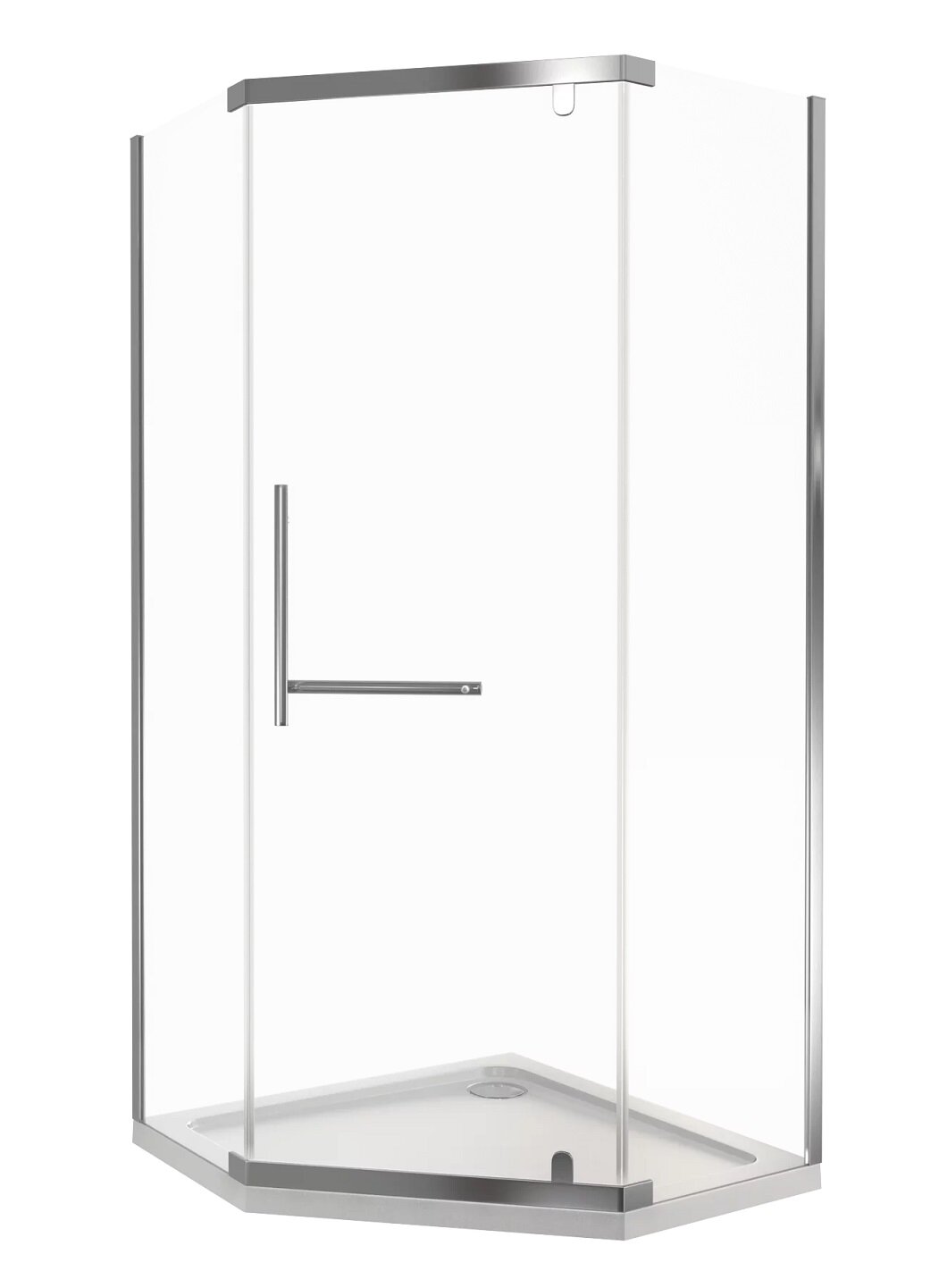 Изображение товара Душевое ограждение Good Door Orion PNT-100-C-CH 100x100 см прозрачное Изображение товара Душевое ограждение Good Door Orion PNT-100-C-CH 100x100 см прозрачное