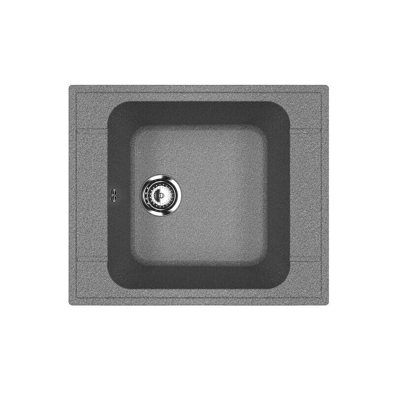 Изображение товара Мойка кухонная Ulgran U-604 59 см темно-серая односекционная