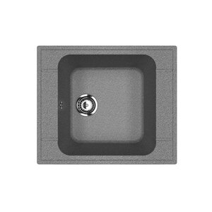 Изображение товара Мойка кухонная Ulgran U-604 59 см темно-серая односекционная