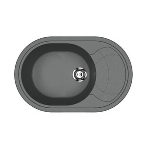 Изображение товара Мойка кухонная Ulgran U-610 78 см антрацит матовая Россия